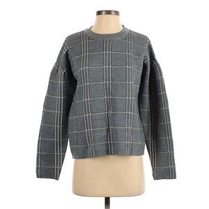 Maje grey plaid sweater